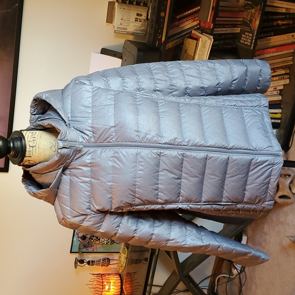 32 degrees heat gray packable down coat size XL